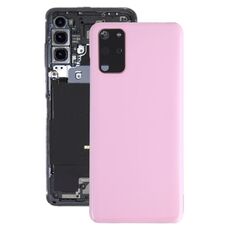 Cover posteriore batteria per Samsung Galaxy S20+ con copriobiettivo fotocamera (rosa)