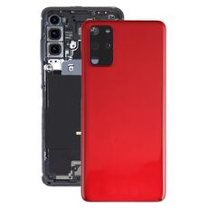 Cover posteriore batteria per Samsung Galaxy S20+ con copriobiettivo fotocamera (rosso)