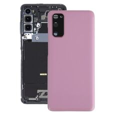 Cover posteriore batteria per Samsung Galaxy S20 con copriobiettivo fotocamera (rosa)