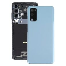 Cover posteriore batteria per Samsung Galaxy S20 con copriobiettivo fotocamera (blu)