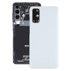 Cover posteriore batteria per Samsung Galaxy S20 con copriobiettivo fotocamera (bianco)