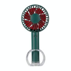 FS-H01 USB Portable Ultra-quiet Large Wind Hand-held Desktop Student Dormitory Household Mini Fan(Green)