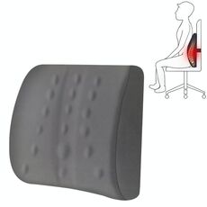 Cuscino lombare ufficio cuscino di maternità cuscino auto lombare memory foam cuscino lombare, stile: standard (grigio)