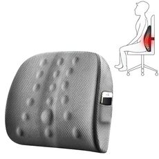 Cuscino lombare ufficio cuscino di maternità cuscino auto lombare memory foam cuscino lombare, stile: 3D (grigio)