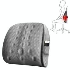 Cuscino lombare dell'ufficio cuscino di maternità cuscino auto lombare memory foam cuscino lombare, stile: 3D upgrade core (grigio)