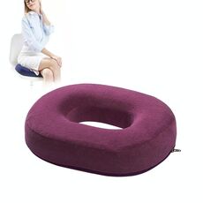 Memory Slow Resilience Memory Office Office Hip Pad dopo l'operazione di emorroidi Cuscino (viola profonda)