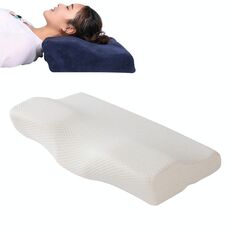 Farfalla Shape Memory Foam Snorking Pillow Cuscino Slow Rebound Assistenza sanitaria Cuscino cervicale, Dimensioni: 50x30x10x6cm (punto oro full stella doto)