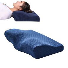 Butterfly Shape Memory Foam Snorking Pillow Cuscino Slow Repound Assistenza sanitaria Cuscino cervicale, Dimensioni: 50x30x10x6cm (molecola dell'acqua)