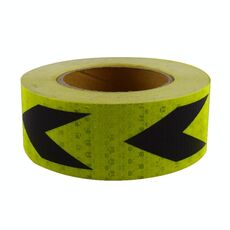 PVC Crystal Color Arrow Arrow Riflettent Film Truck Film Autoadesivi nastro di avvertimento 5cm x 25m (nero verde)