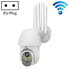 Telecamera IP WiFi da 20 milioni di pixel in pixel 1080P, supporto per visione notturna e rilevamento del movimento e rilevamento del movimento e carta intera a due vie, spina UE