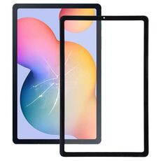Per Samsung Galaxy Tab S6 Lite SM-P610/P615 Lente in vetro esterno per schermo frontale (nero)