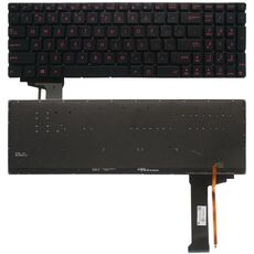 Tastiera della versione americana con retroilluminazione della tastiera per Asus GL552 GL552J GL552JX GL552J GL552JX GL552V GL552VL GL552V GL552VL GL552VW N552vw N552vx G771JM G771JW