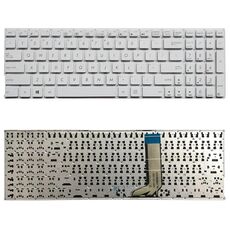 US Versione tastiera per asus x556 x556u x556ua x556ub x556uf x556uj x556uc x556uj x556uq x556ur x556uv (bianco)