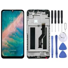 Schermo LCD OEM per ZTE Blade V10 Vita Digitizer Assemblaggio completo con cornice (nero)