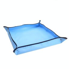 2 PCS Balcone Verde Piantatura Pentola Rolling Basin Mat Home Giardinaggio Sementi Piantatura Impermeabile Pad Fiori Sostituzione Pad (V2.0 Blu)