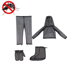 Camping Adventure Anti-Mosquito Suit Estate Pesca Abbigliamento in rete traspirante, Specifiche: Quattro pezzi (S / M)