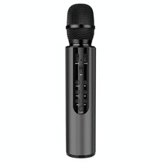 K3 Bluetooth 5.0 Karaoke Live Stereo Sound Bluetooth Bluetooth Microfono condensatore (nero)