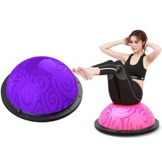 46cm Wave Speed ​​Ball Yoga Yoga Bilanciamento Semi-circolare Balla Ball Fitness Pilates Ball (Auspicy Nube Purple)