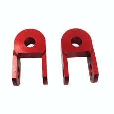 6 coppie di modifica del veicolo elettrico del motociclo accessori di modifica Piccola lega di ammortizzatore di ammortizzatore di alluminio del cnc (rosso)