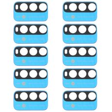 10 PZ Lente per fotocamera posteriore per Xiaomi Redmi Nota 9 4G M2010J19SC (blu)
