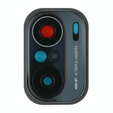 Coperchio dell'obiettivo della fotocamera per Xiaomi Redmi K40 (48MP) M2012K11AC (nero)