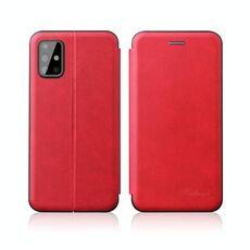 Per Samsung Galaxy S21 Ultra 5G Custodia in pelle magnetica texture retrò con slot e supporto per carte (rosso)