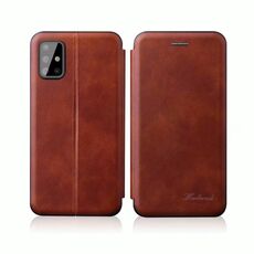 Per Samsung Galaxy S21 Ultra 5G Custodia retrò in pelle magnetica con slot e supporto per carte (marrone)