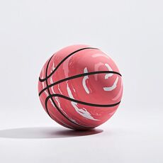 Palla di allenamento con colla con colla mini gomma (bianco rosso)
