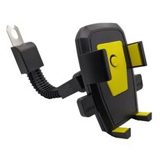 Moto elettrico auto retrovisore specchietto retrovisore rotabile blocco automatico che guida la staffa del telefono cellulare (giallo)