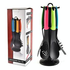 6 in 1 cucina in nylon utensili da cucina antiaderente cucinare cucchiaio da cucchiaio