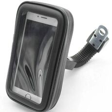 Bicicletta da equitazione all'aperto Bicicletta impermeabile Staffa per cellulare, Stile: Moto da 5,5 pollici Nero