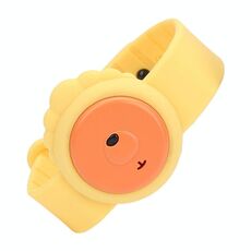 WT-M4 ABS + Gel di silice Gel Bambini Mosquito Polsino repellente per zanzare (giallo)