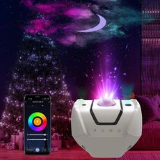 SC523-Z01 Smart Speaker Control Nebula Proiettore Luce Aiuta a dormire Camera da letto Bambini Luce notturna, Colore chiaro: WiFi Stile intelligente