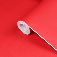 Carta da parati autoadesiva in tinta unita 0,6x3 m PVC addensato con colla Adesivi per asilo per bambini in tinta unita (rosso Y804)