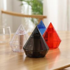 4 pezzi Tipo di diamante Scatola di stuzzicadenti automatica Casella per uso domestico Pistante semplice Titolo per stuzzicadenti, consegna colore casuale