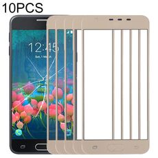 Per Samsung Galaxy J5 Prime, On5 (2016), G570F/DS, G570Y 10 pezzi Lente in vetro esterno per schermo frontale (oro)