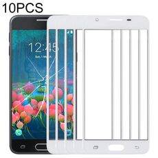 Per Samsung Galaxy J5 Prime, On5 (2016), G570F/DS, G570Y 10 pezzi Lente in vetro esterno per schermo frontale (bianco)