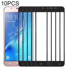 Per Samsung Galaxy J5 (2016) / J510FN / J510F / J510G / J510Y / J510M 10 pezzi Lente in vetro esterno per schermo anteriore (nero)