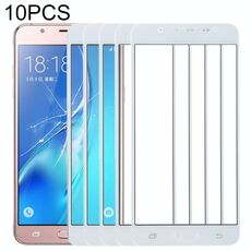 Per Samsung Galaxy J5 (2016) / J510FN / J510F / J510G / J510Y / J510M Lente in vetro esterno per schermo frontale da 10 pezzi (bianco)