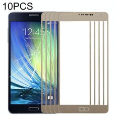 Per Samsung Galaxy A7 (2015) 10 pezzi Lente in vetro esterno per schermo frontale (oro)