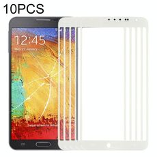 Per Samsung Galaxy Note 3 Neo / N7505 10 pezzi Lente in vetro esterno per schermo frontale (bianco)