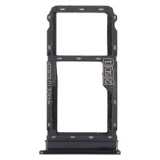 Vassoio della scheda SIM + vassoio della scheda micro SD per Motorola Moto G8 Plus XT2019 XT2019-2 (nero)