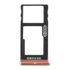 Vassoio della scheda SIM + vassoio della scheda micro SD per Motorola Moto One Azione XT2013-1 XT2013-2 XT2013-4 (Argento)
