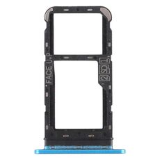 Vassoio della scheda SIM + vassoio della scheda SIM Vassoio / vassoio della scheda Micro SD per Motorola Moto E7 Power Pamh0001in Pamh0010in Pamh0019in (blu)