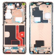 Per OPPO Find X2 Pro CPH2025 PDEM30 Alloggiamento anteriore originale Cornice per cornice LCD (oro)