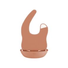 Baby Easy Clean Eating Bib Stereo Impermeabile Pocket Ultra-Light Riso (Amido di radice di loto)