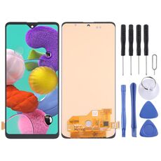 Schermo LCD OLED per Samsung Galaxy A51 4G SM-A515 con assemblaggio completo di digitalizzatore (6,36 pollici)