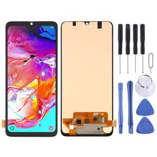 Schermo LCD OLED per Samsung Galaxy A70 SM-A705 con assemblaggio completo di digitalizzatore (6,39 pollici)