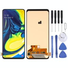 Schermo LCD OLED per Samsung Galaxy A80 SM-A805 con assemblaggio completo di digitalizzatore (6,39 pollici)