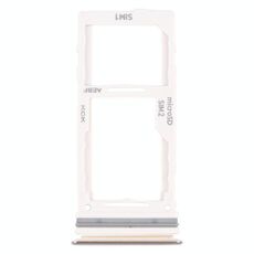 Per Samsung Galaxy A52 SM-A525 Vassoio per scheda SIM + Vassoio per scheda SIM / Vassoio per scheda Micro SD (Argento)